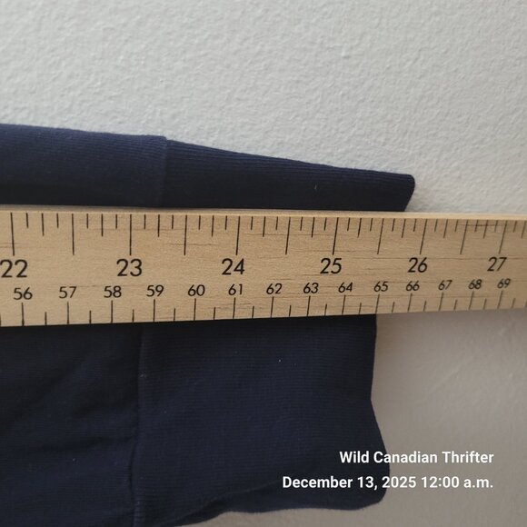 Lacoste XL Navy Cotton Hoodie Regular Fit Crocodile Logo Pullover - Picture 7 of 8